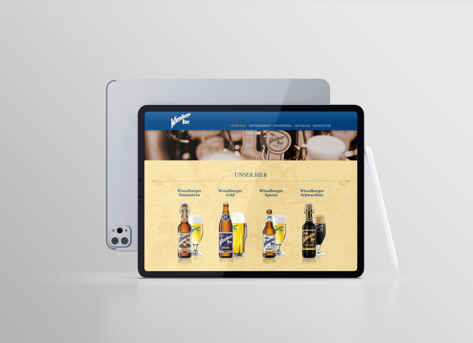  iPad Pro Ansicht Innenseite Sortiment Wieselburger 2016